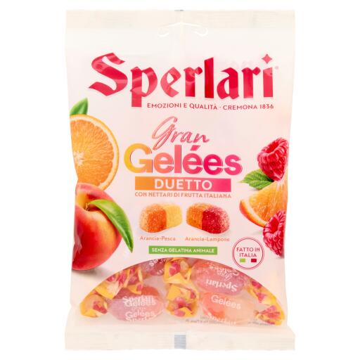Caramelle Gran Gelèes Duetto frutta 150g Sperlari
