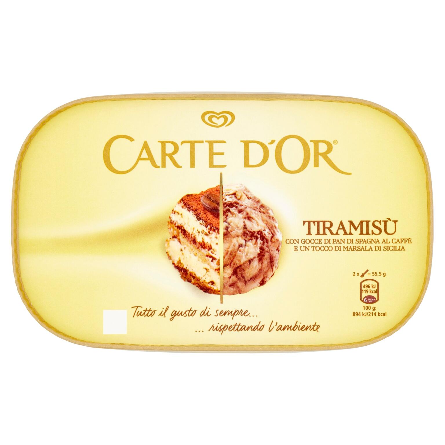 Carte d'or classic tiramisù 500g
