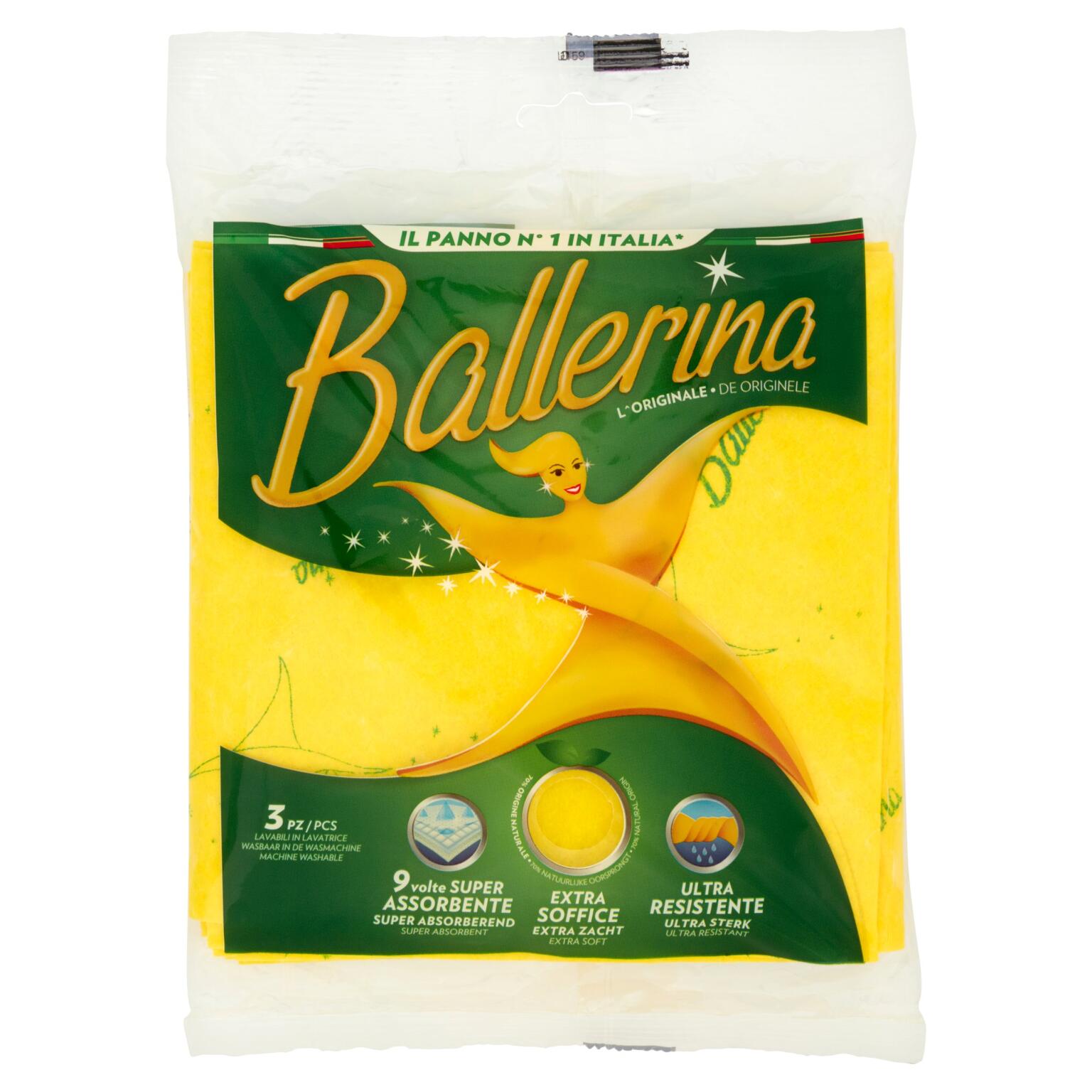 Panno Ballerina Giallo 3pz