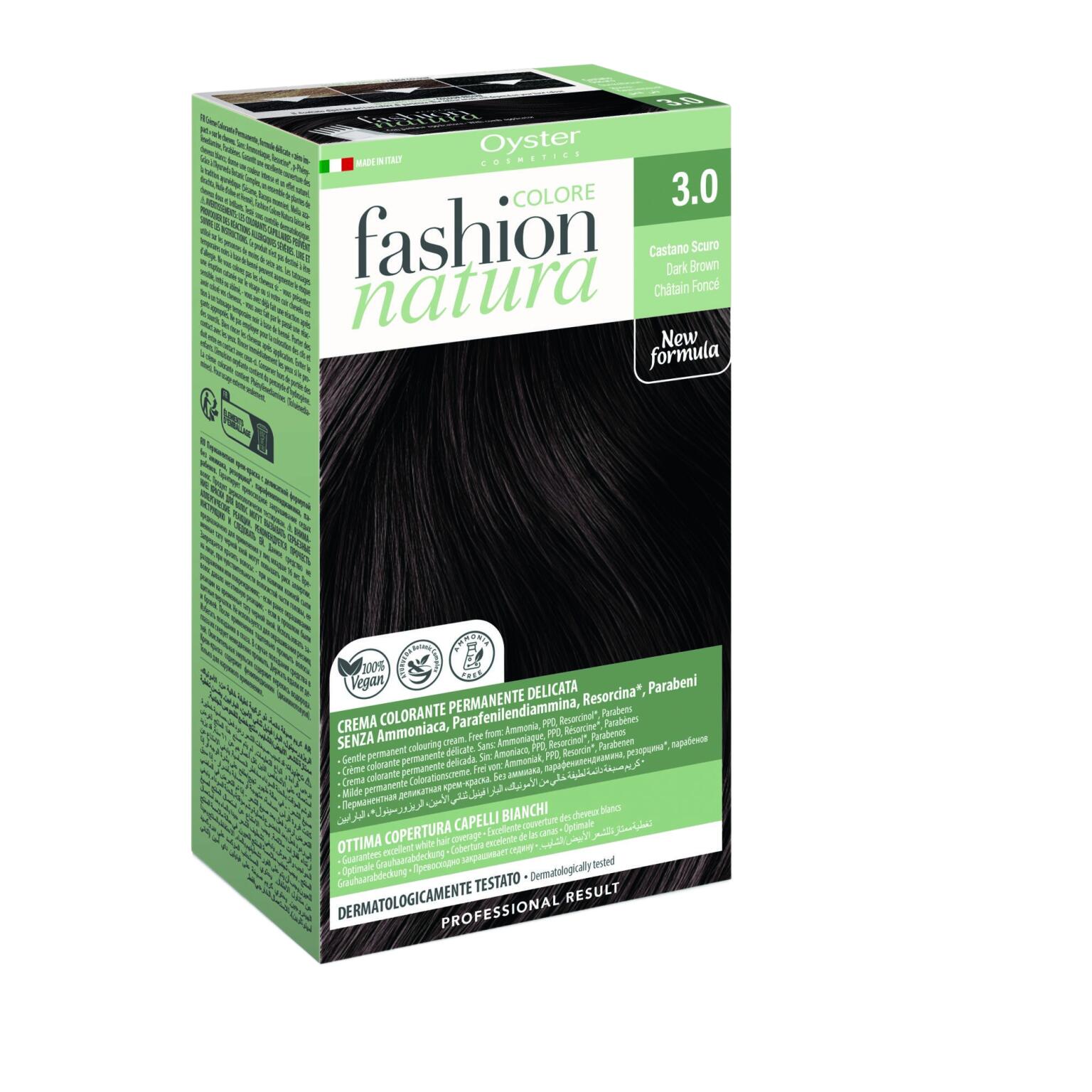 Fashion colore natura kit 3.0 castano scuro