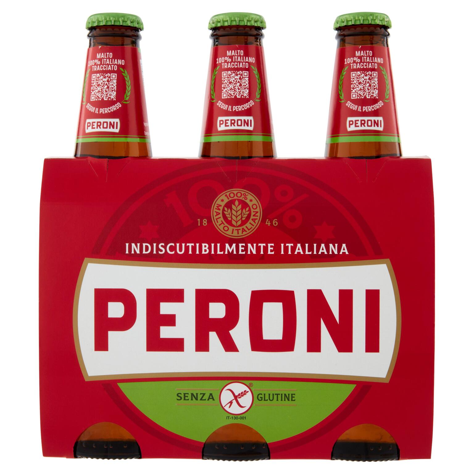 Birra Peroni 33clx3 bottiglia senza glutine