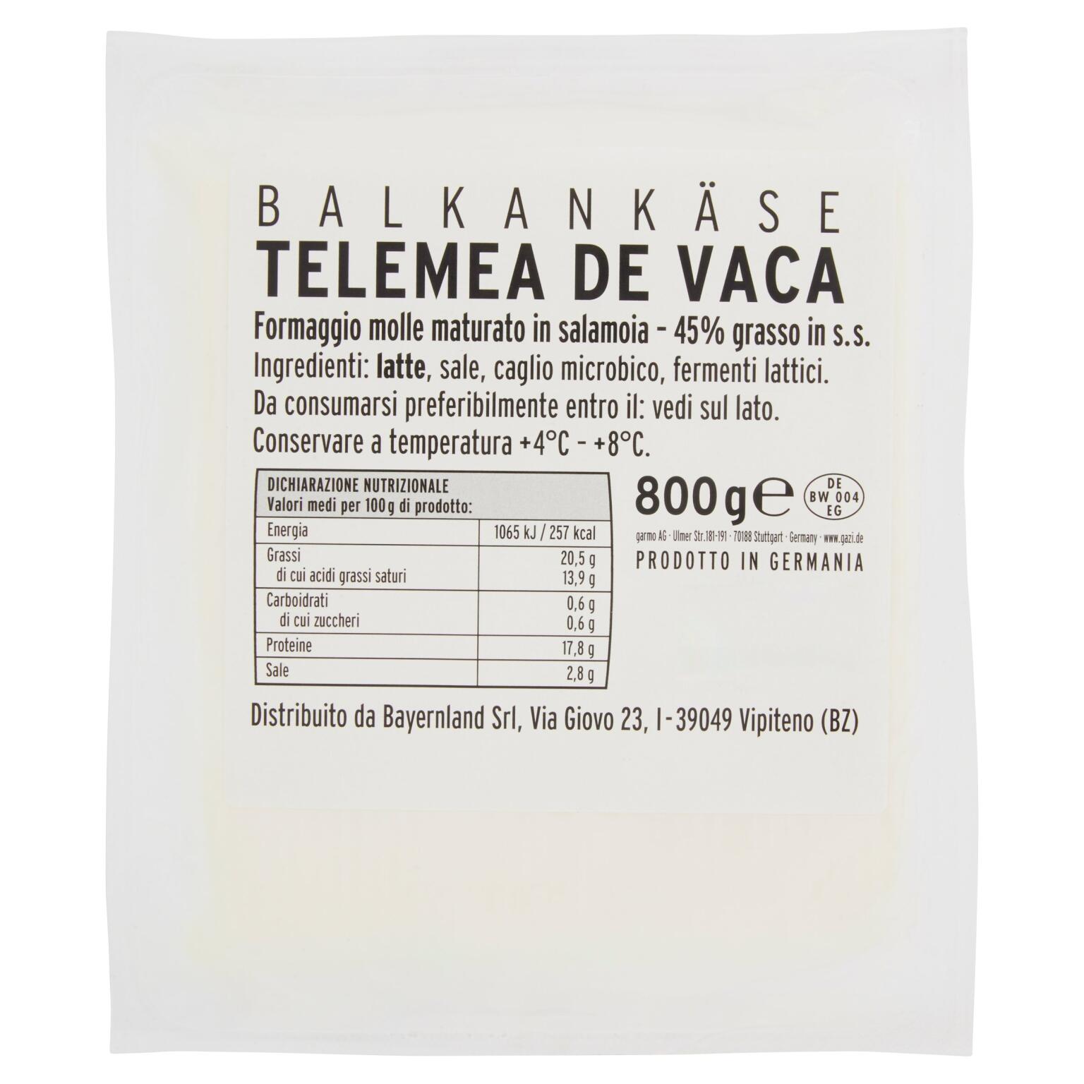 Balkankase 45% formaggio molle 800g