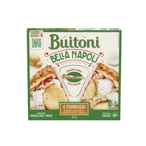 Pizza bella napoli ai 4 formaggi da 345g buitoni