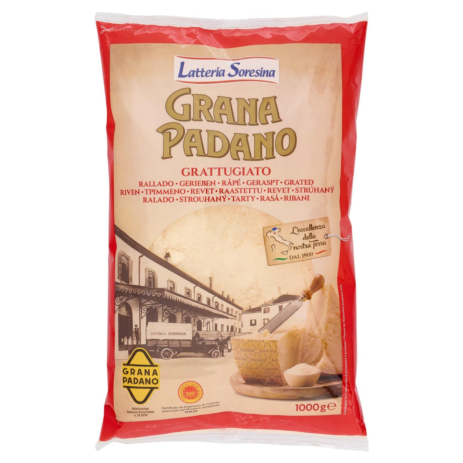 Grana Padano DOP grattugiato 1kg