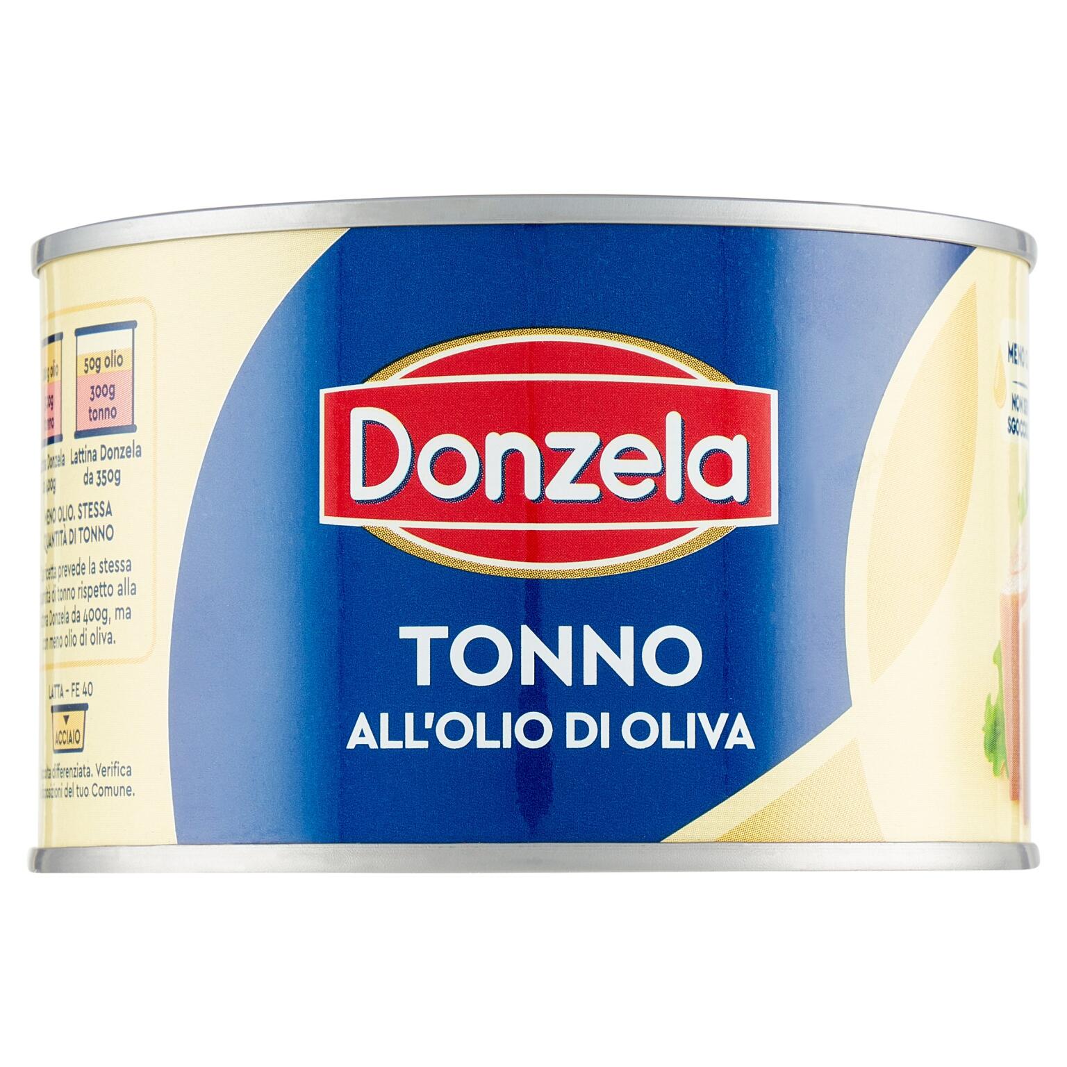 Tonno all'olio di oliva 350g Donzela