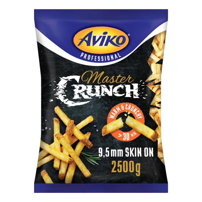 Patate Mustercrunch con buccia 9,5mm 2,5kg Aviko