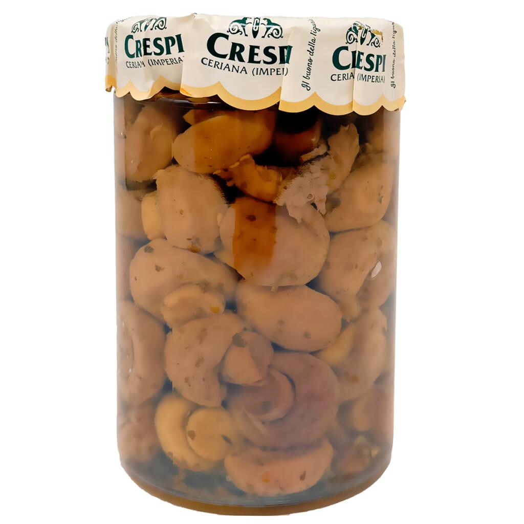 Funghi Champignons interi in olio di girasole 340g Crespi