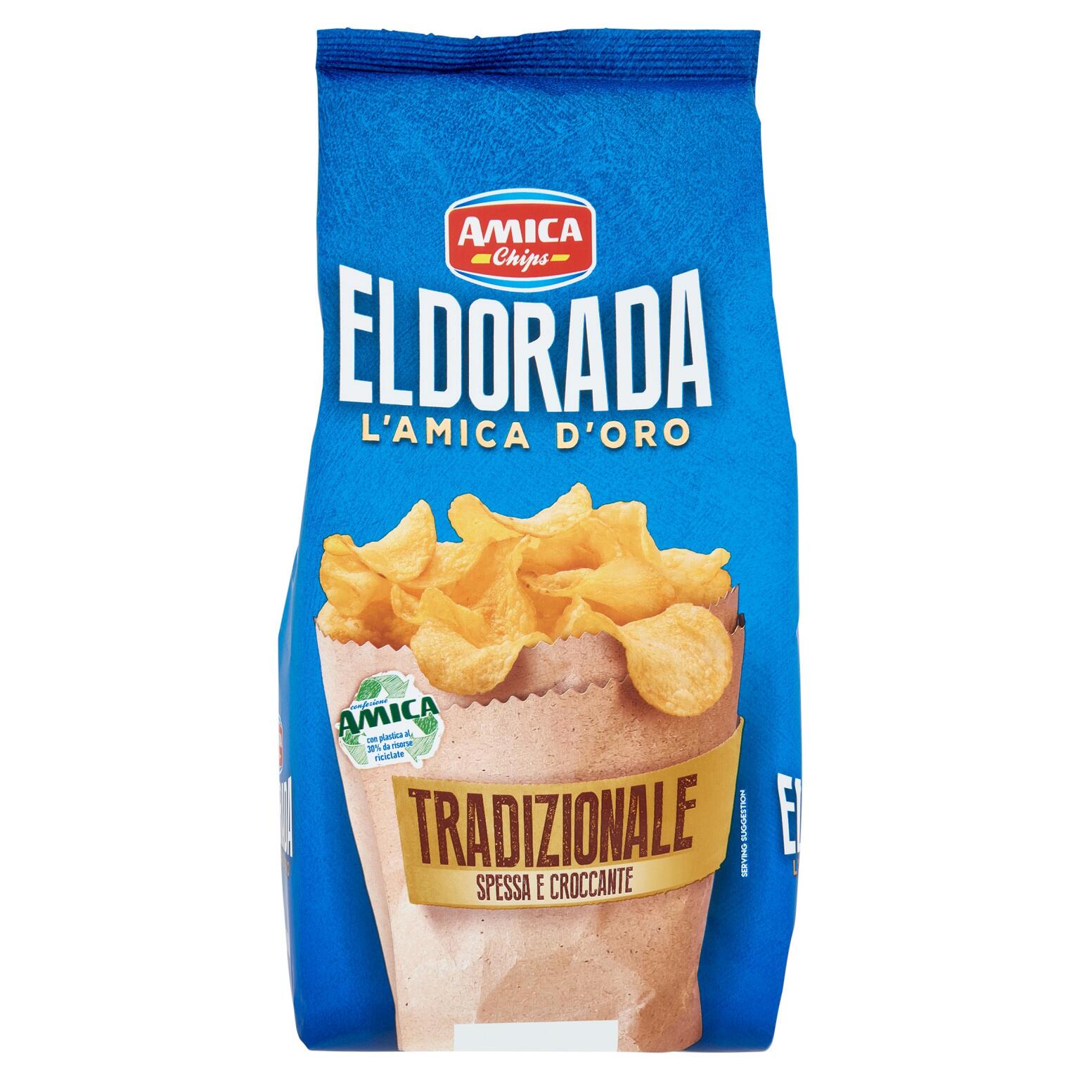 Patatina Eldorada la tradizionale 130g Amica Chips