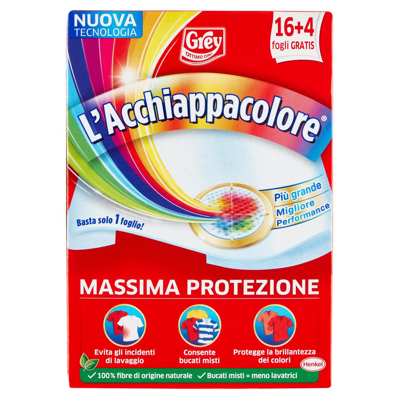 Acchiappacolore 16 fogli + 4 gratis Grey