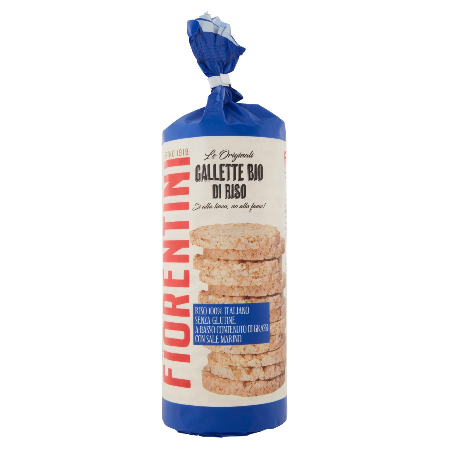 Gallette di riso tubo Bio 150g Fiorentini senza glutine