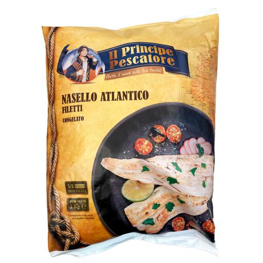 Filetto di nasello atlantico 1kg Il principe pescatore