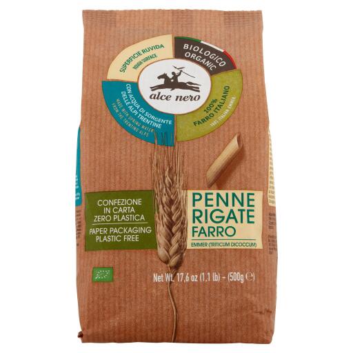 Penne 100% al farro BIO 500g Alce Nero