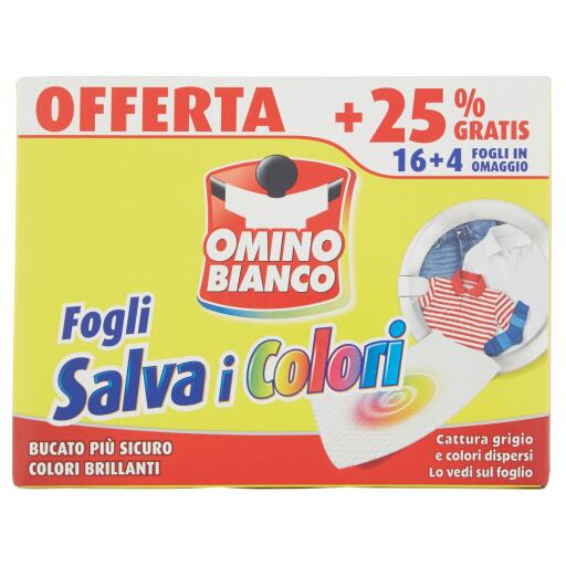 Omino bianco salvatutto 16fogli + 4 omaggio