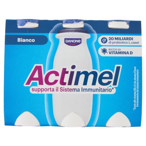 Actimel gusto bianco naturale 6x100g Danone
