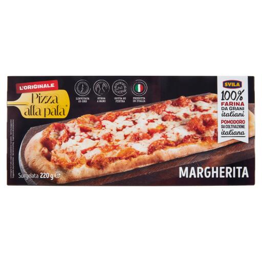 Pizza alla pala margherita 220g Svila