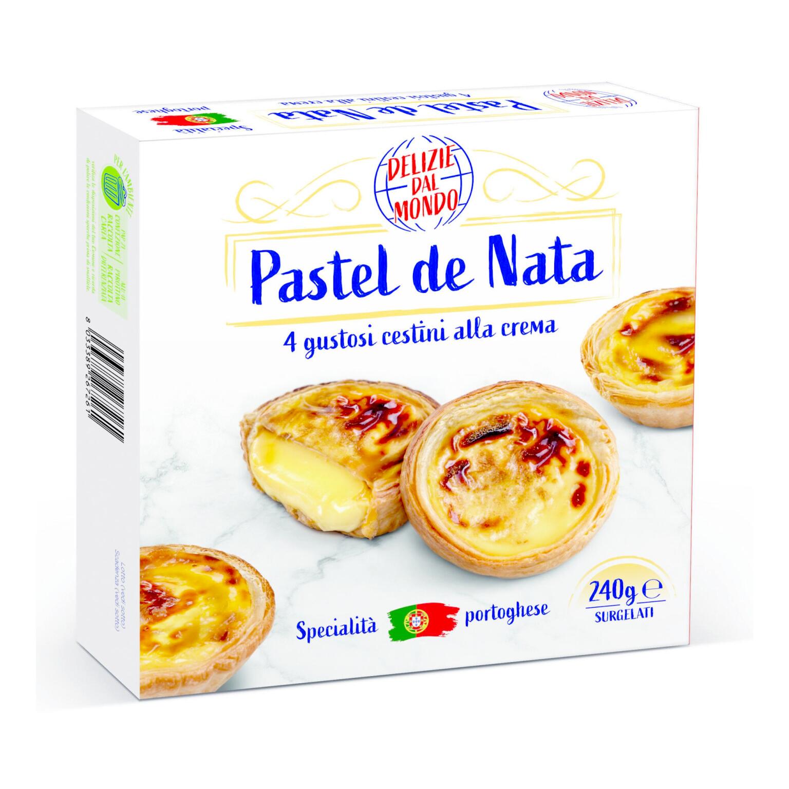 Pastel de nata da 240g Delizie del mondo
