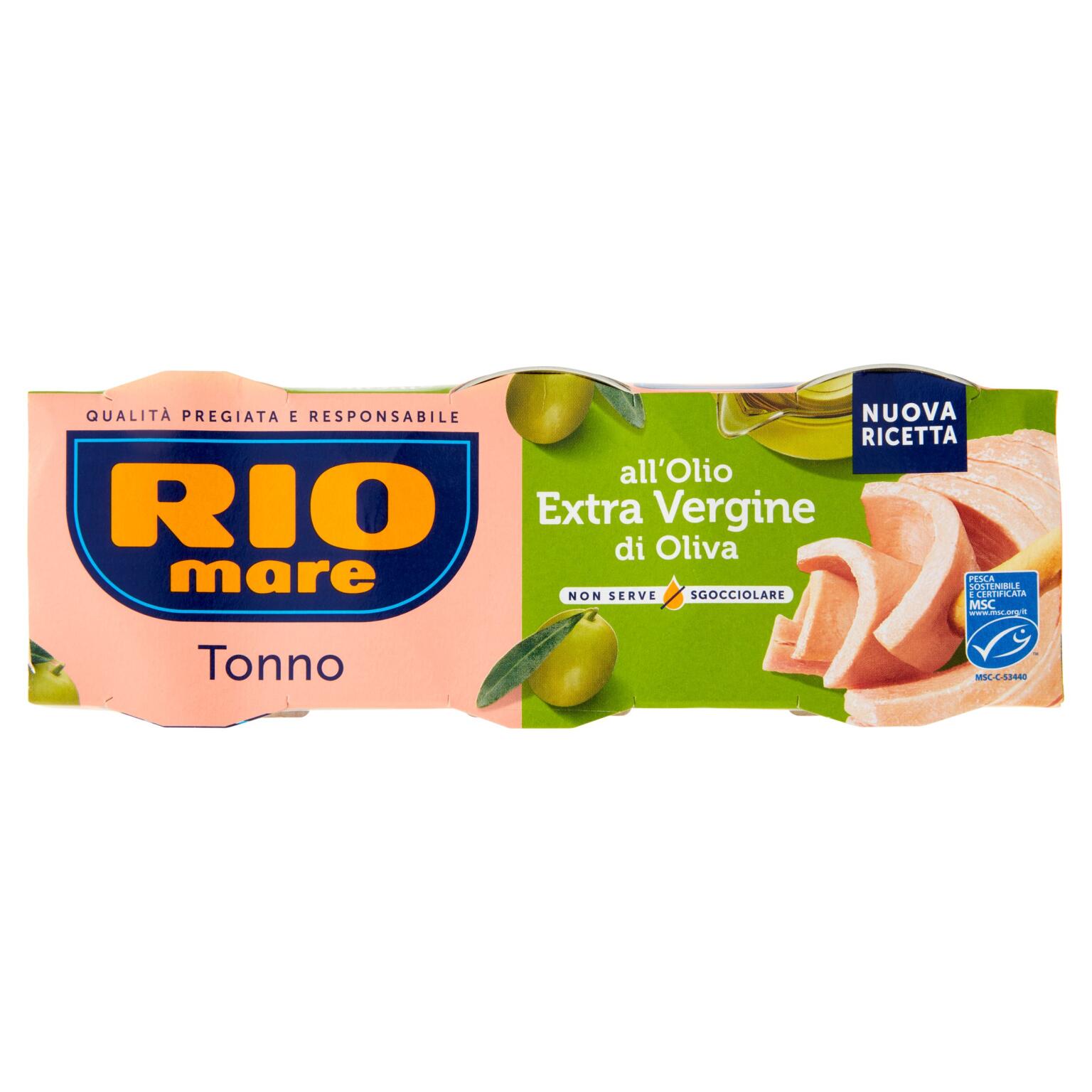 Tonno o/extra vergine oliva 65gx3 Rio Mare