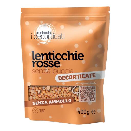 Lenticchie rosse s/buccia 400g i decorticati