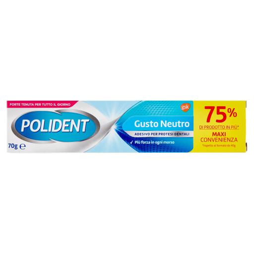 Crema adesiva gusto neutro 70g Polident