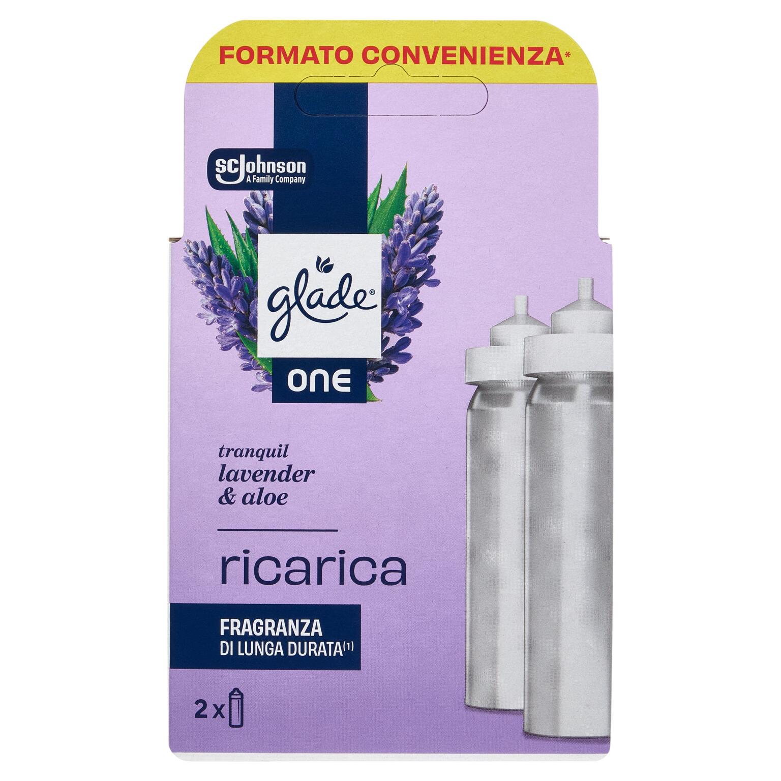 Glade One doppia ricarica lavanda 2x10ml
