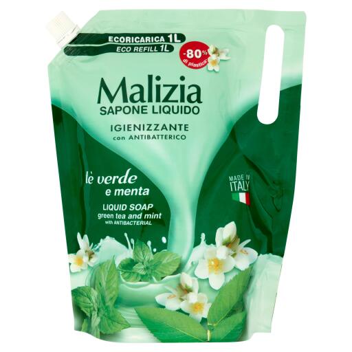 Sapone antibatterico igienizzante 1 litro Malizia