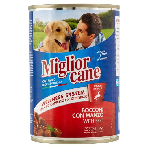Migliorcane bocconcini al manzo 405g Morando