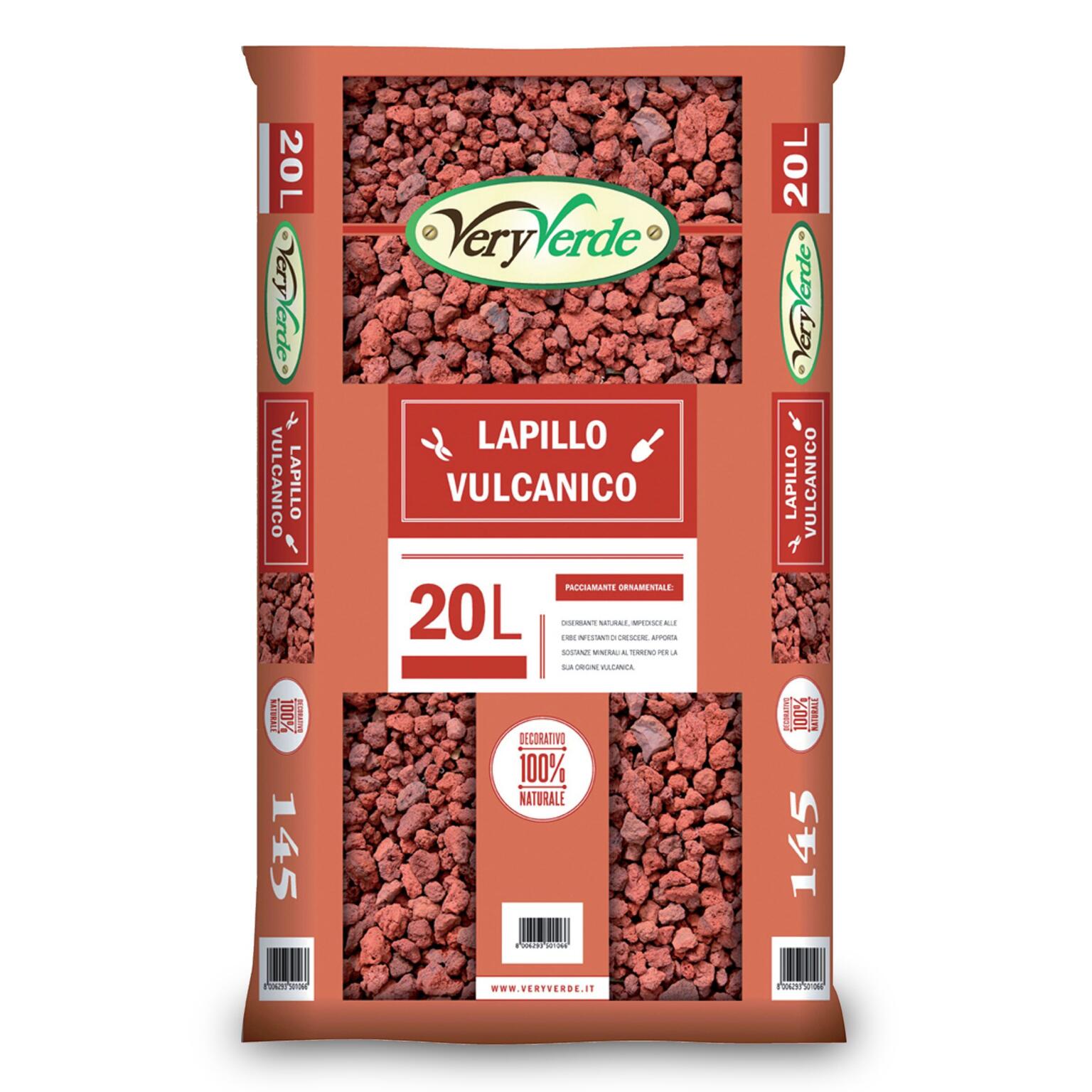 Lapillo vulcanico 20L Very Verde