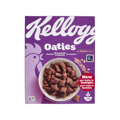 Avena croccante al cacao Oaties Kellogg da 360g