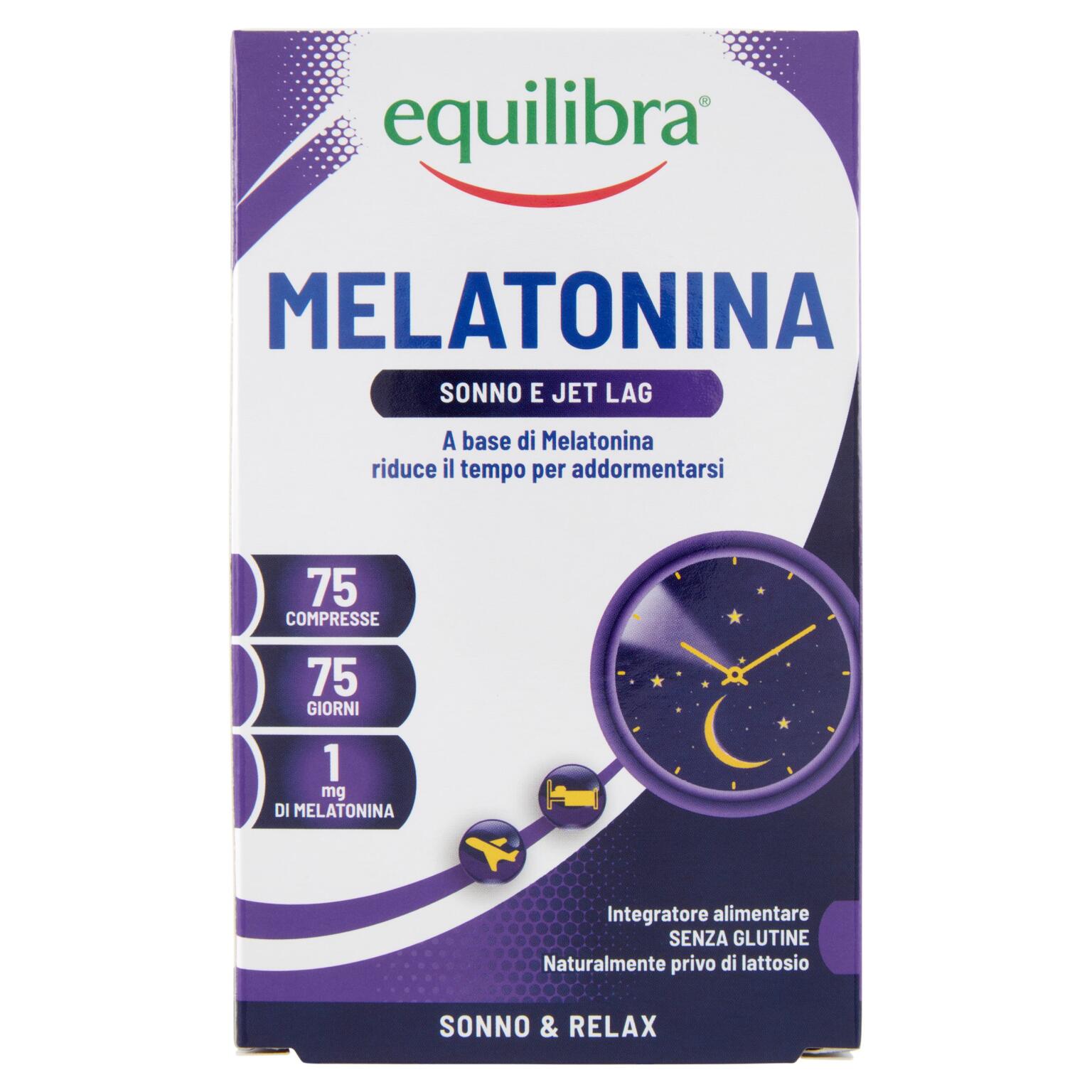 Melatonina 75 compresse 9,37g Equilibra
