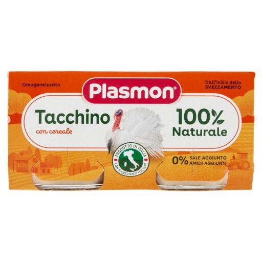 Omogeneizzato tacchino 2x80g Plasmon