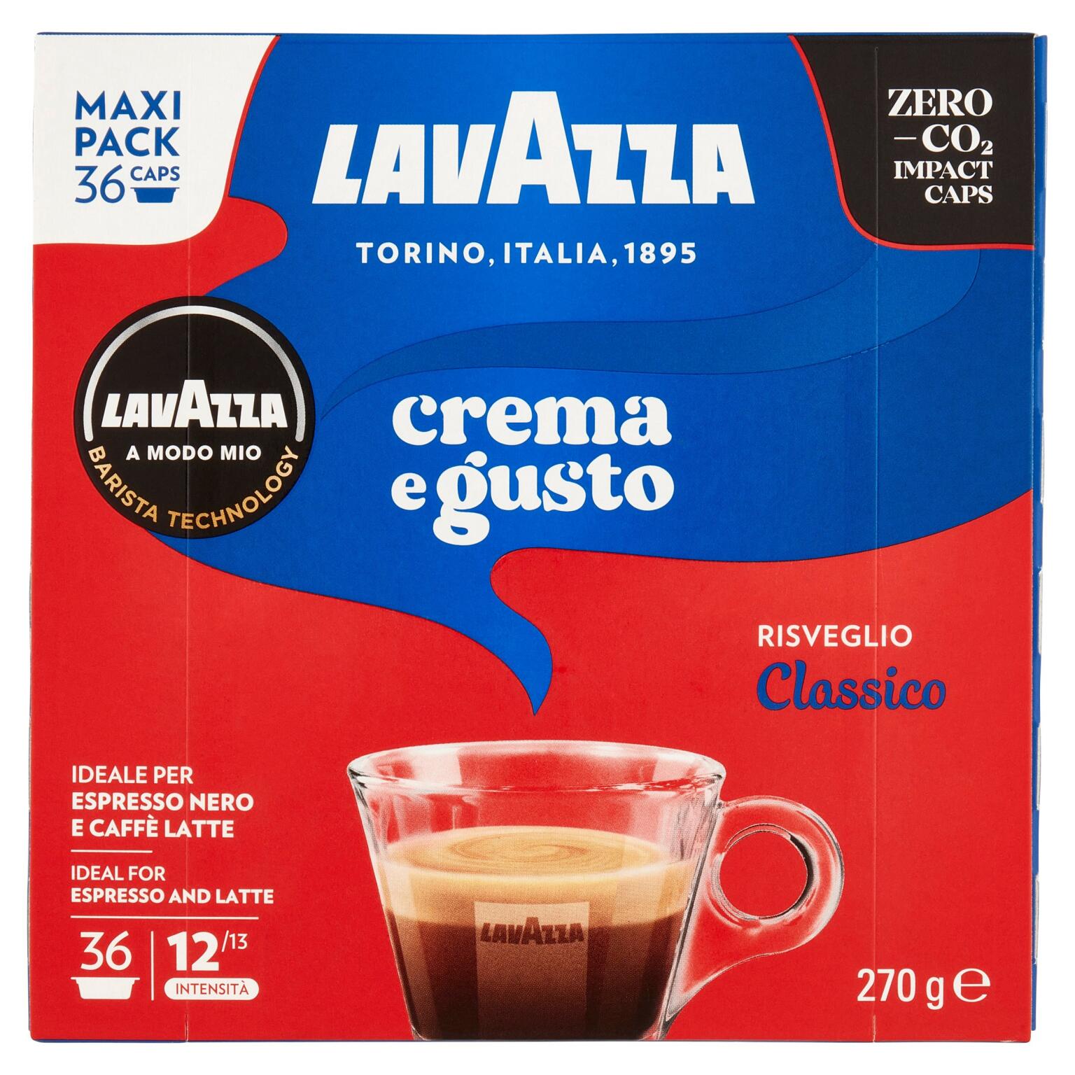 Capsule a modo mio crema&gusto 36pezzi 270g Lavazza