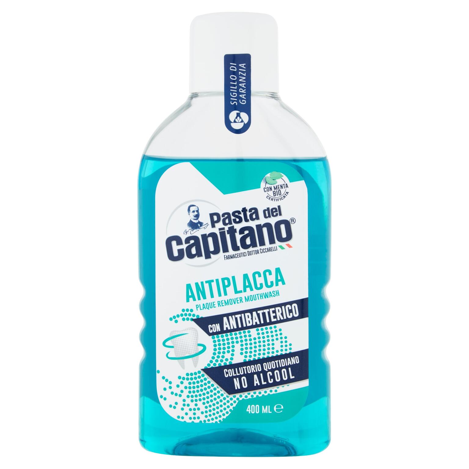Collutorio 400ml Antiplacca Pasta del Capitano