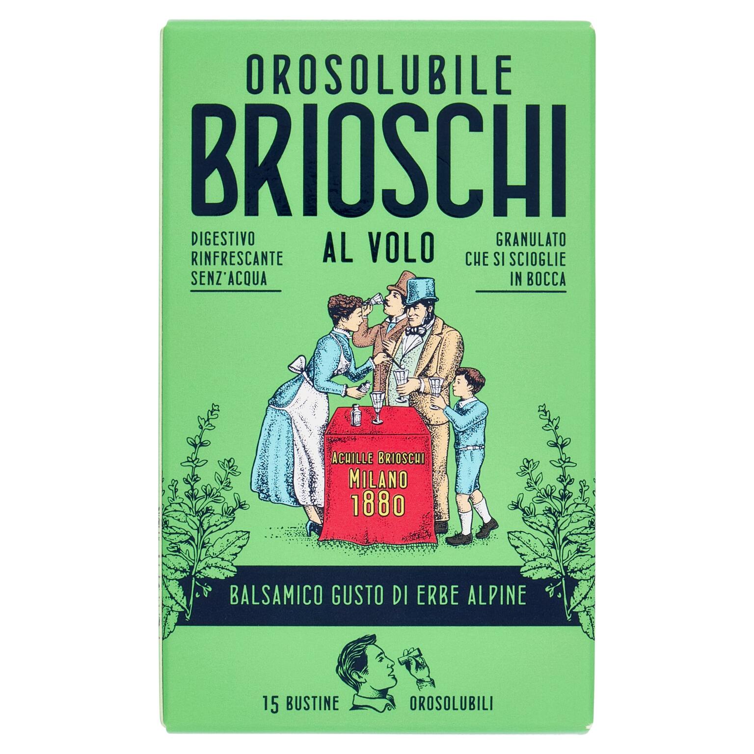 Effervescente Brioschi 15bustine Erbe 15g