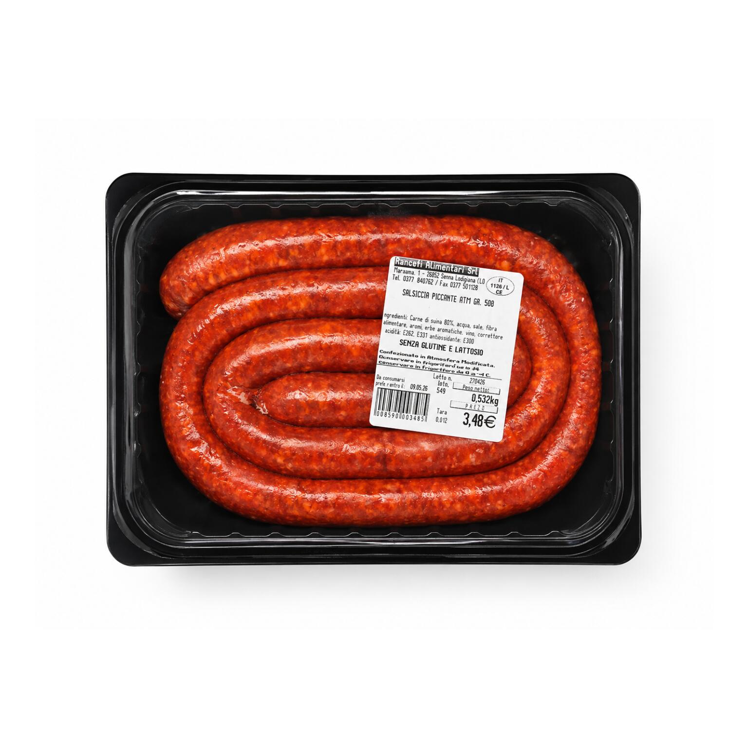Salsiccia piccante 500g