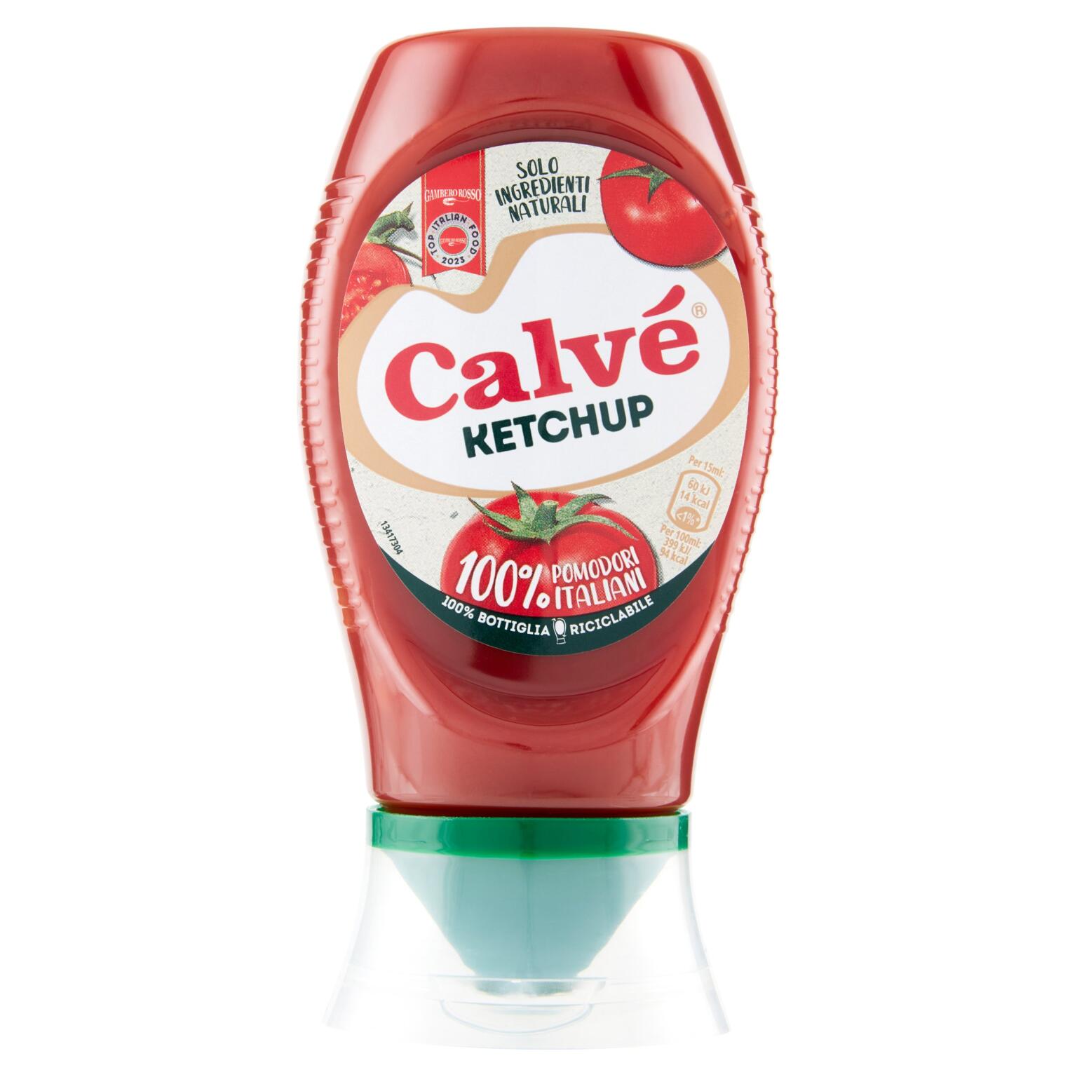 Ketchup top down 250ml Calvé