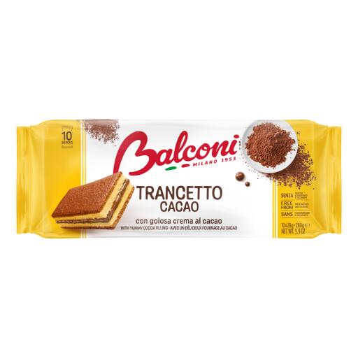 Trancetto al cacao conf. 10 pezzi  280g Balconi