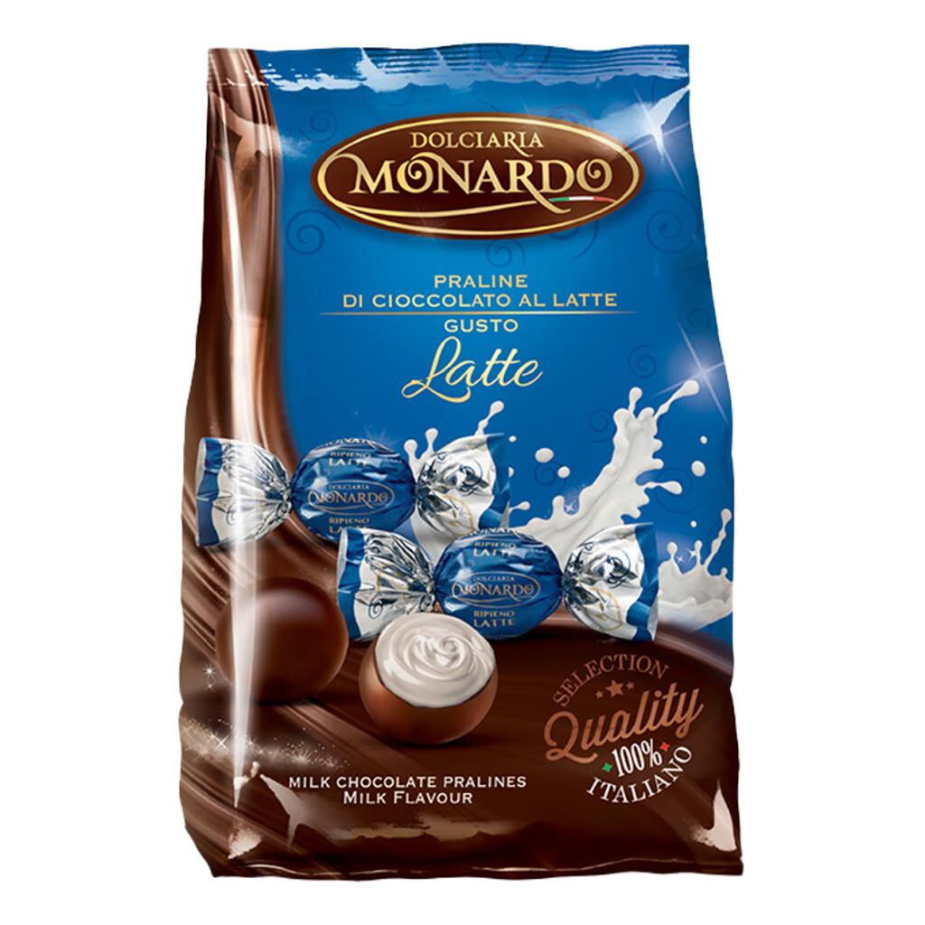 Praline al latte 100g busta Dolciaria Monardo