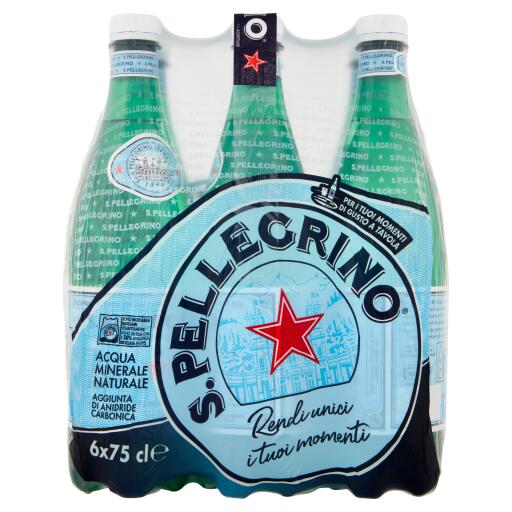 Acqua San Pellegrino frizzante 75clx6