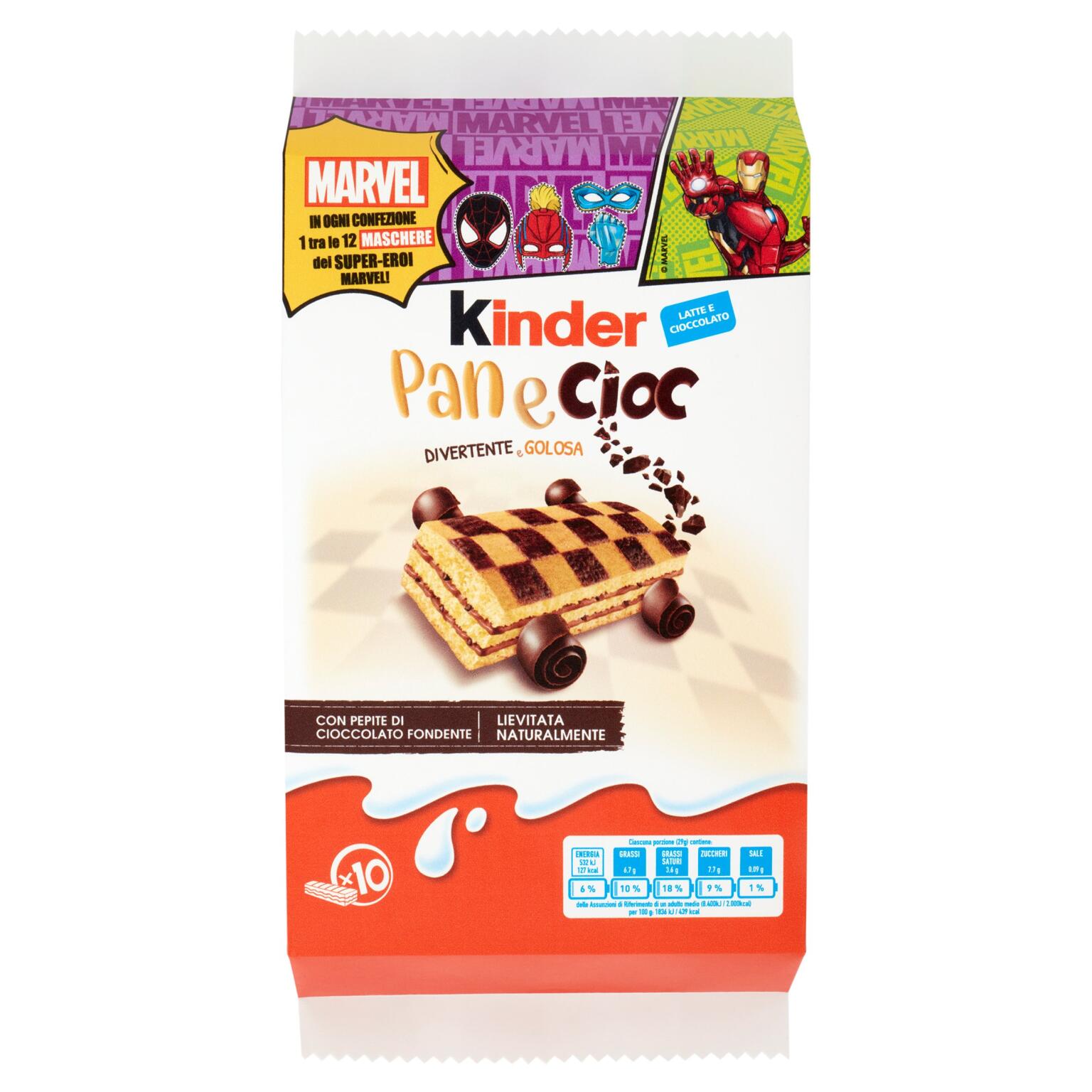Kinder pan e cioc 10 pezzi 290g