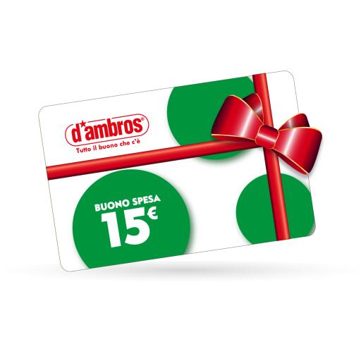 Gift Card 15€ scalabile