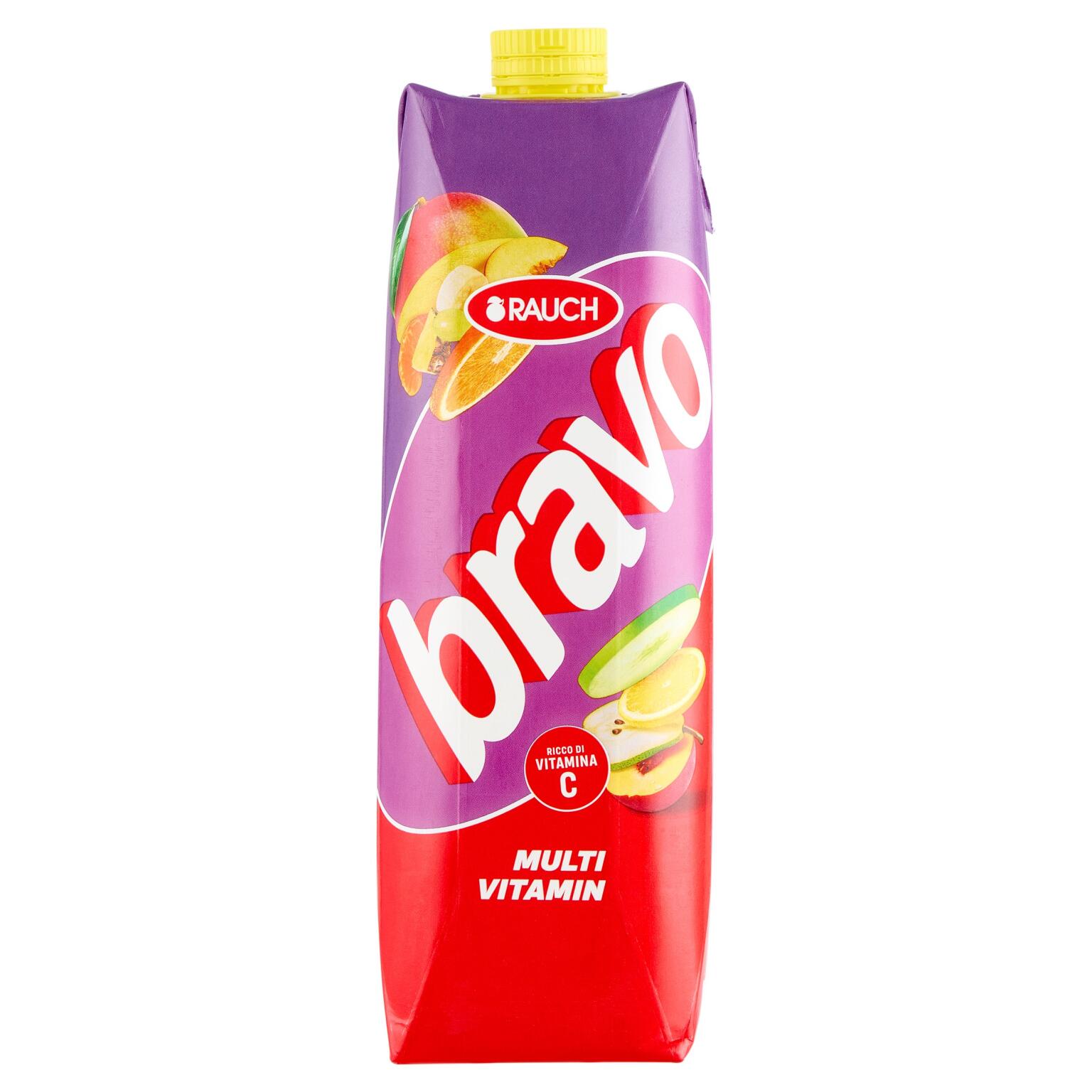 Succo Multivitaminico in Brick 1lt Bravo Rauch