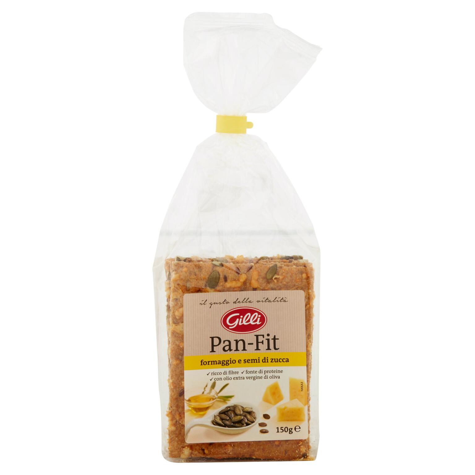 Pan-fit al formaggio/semi di zucca da 150g Gilli