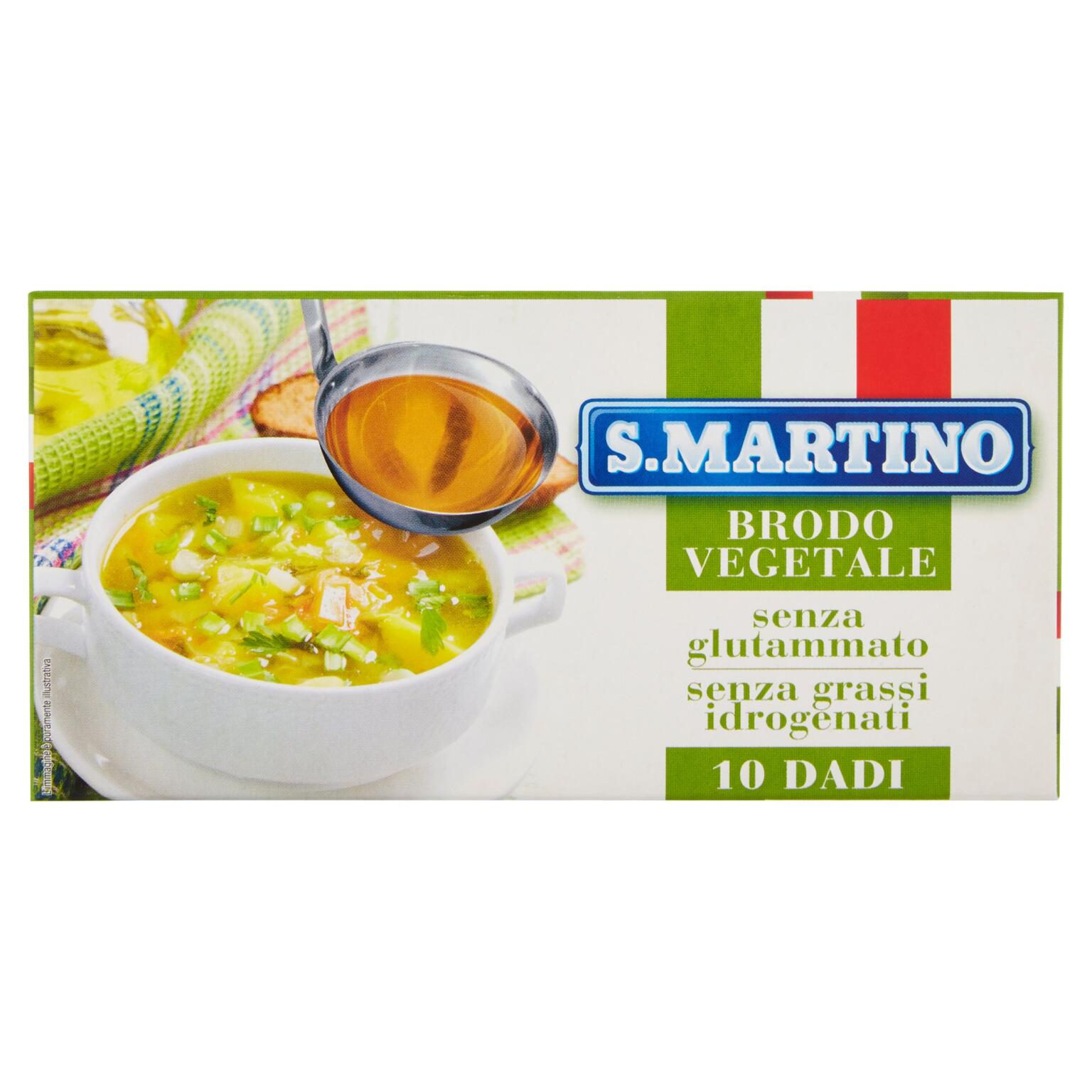 Dado vegetale 10cubi 110g S.Martino