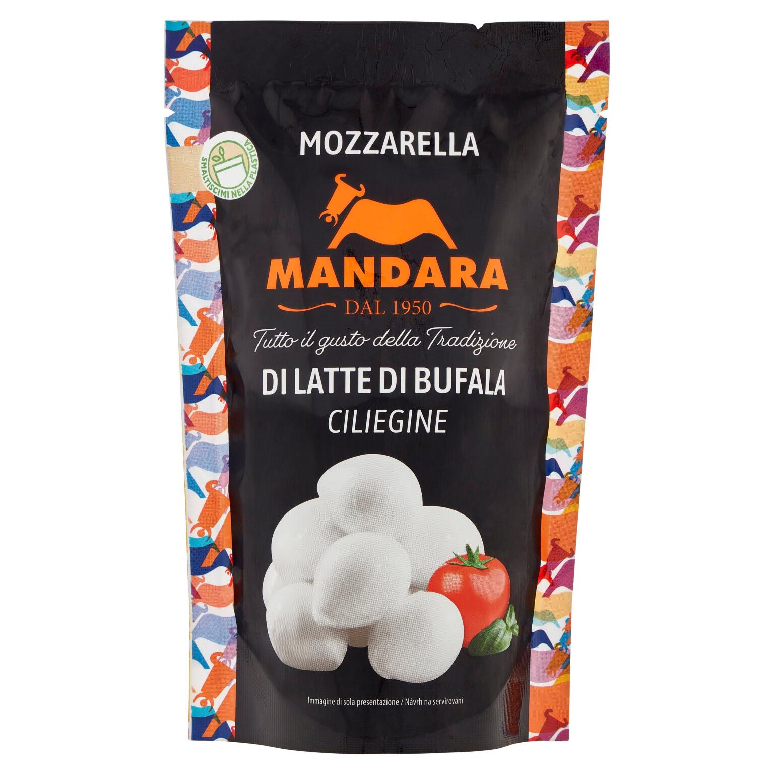 Bocconcini di latte di bufala 120g Mandara