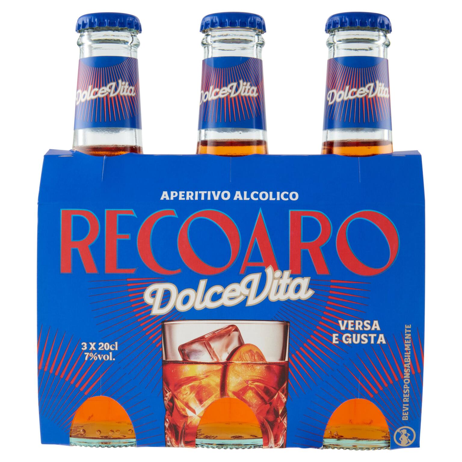 Aperitivo Recoaro Dolce Vita 3x20cl
