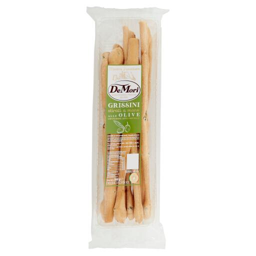 Grissini alle Olive stirati a mano 200g De Mori