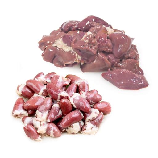 Fegati e cuori di pollo 250 grammi circa