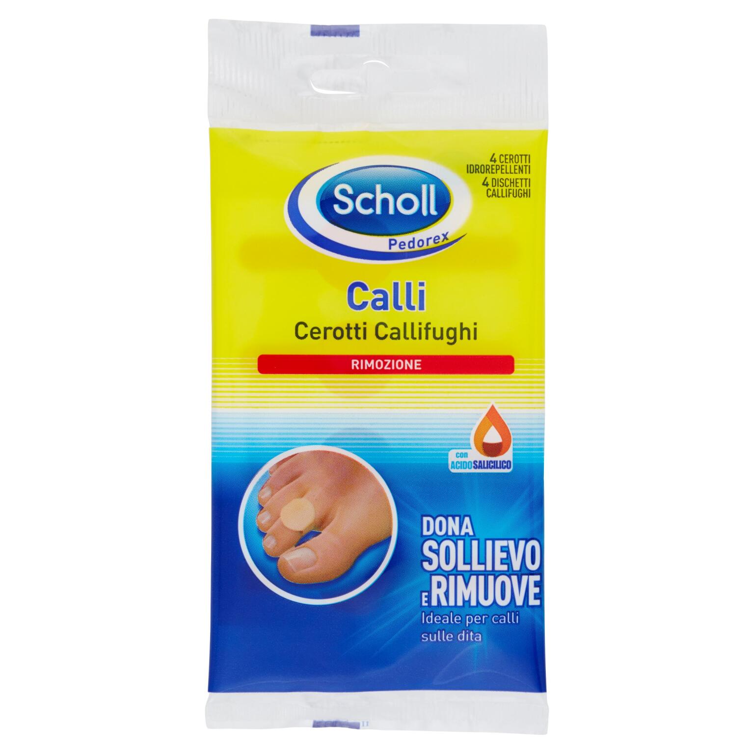 Cerotti Callifughi con acido salicilico idrorepellenti 4pz Scholl