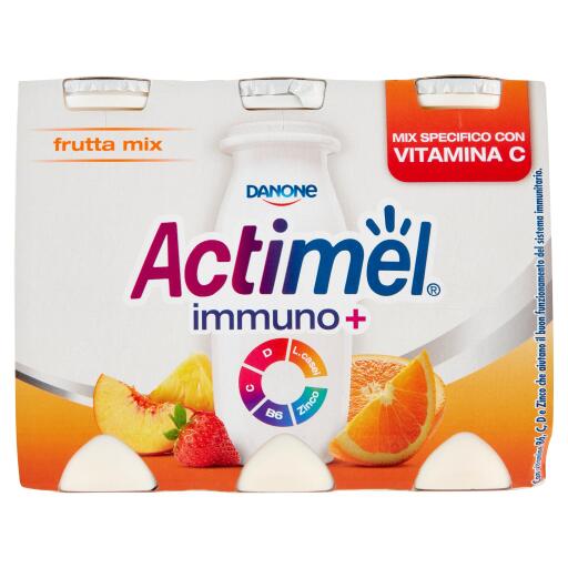 Actimel gusto Frutta Mix Vitamina C 6x100g Danone