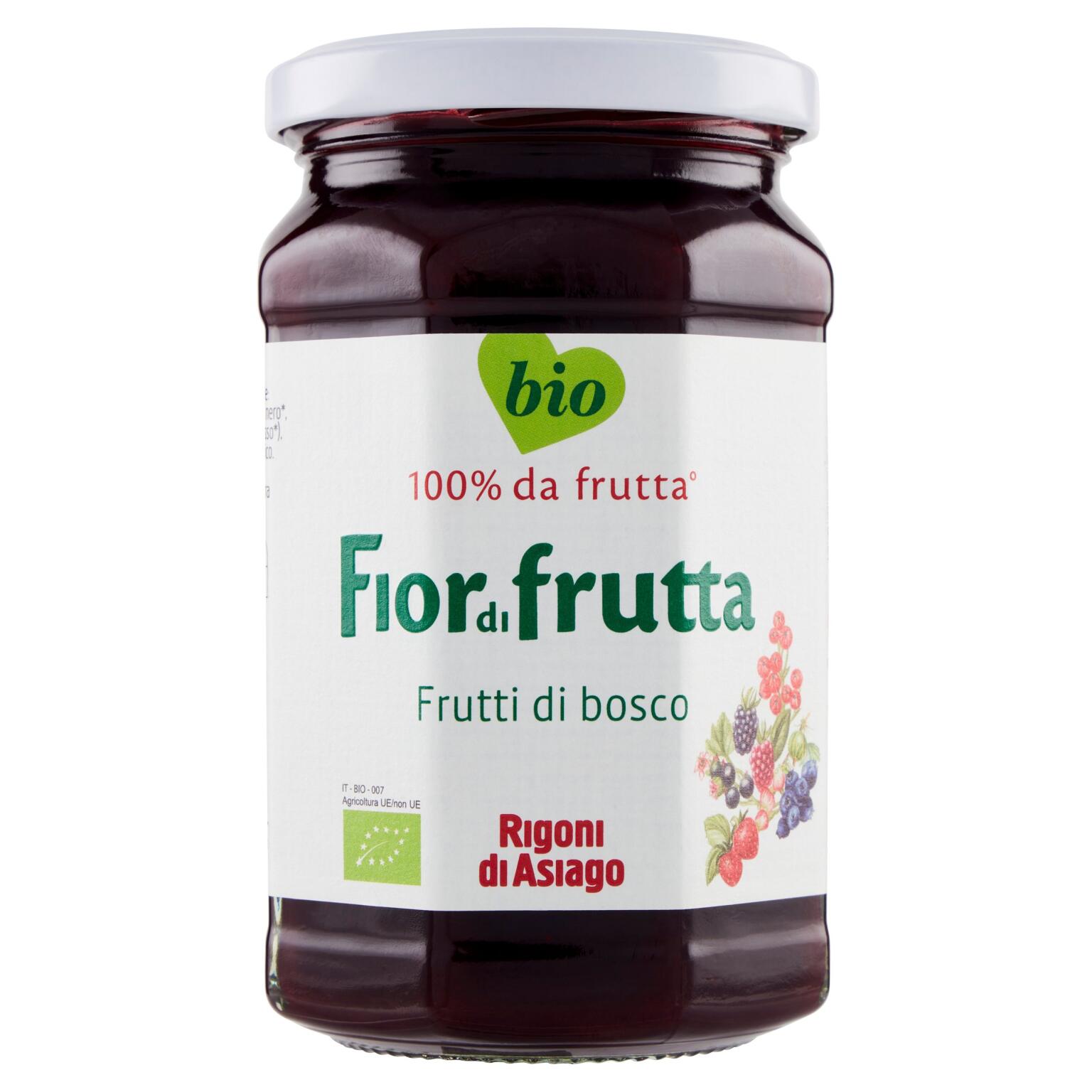 Fiordifrutta bio frutti di bosco 330g Rigoni di Asiago